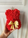 MINI OSO DE FLORES - ROSADO (copia)