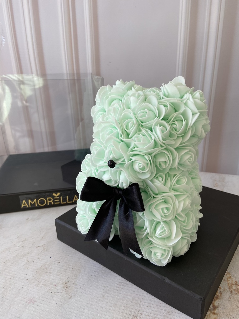 MINI OSO DE FLORES - ROJO (copia)