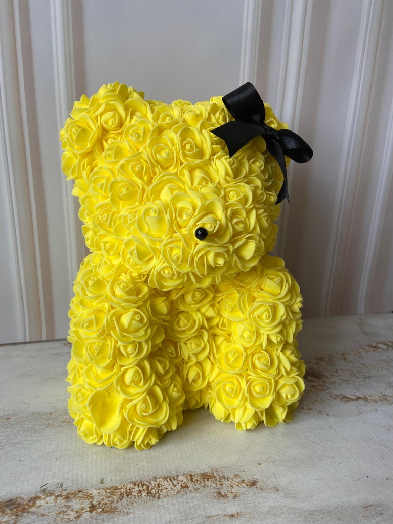 MINI OSO DE FLORES - ROJO (copia)