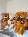 OSO DE PELUCHE GRIS 80CM