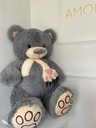 OSO DE PELUCHE GRIS 80CM