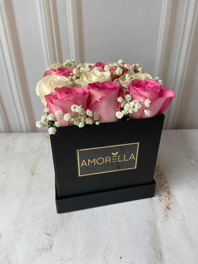 BOX ROSE NEGRO Y ROSADO