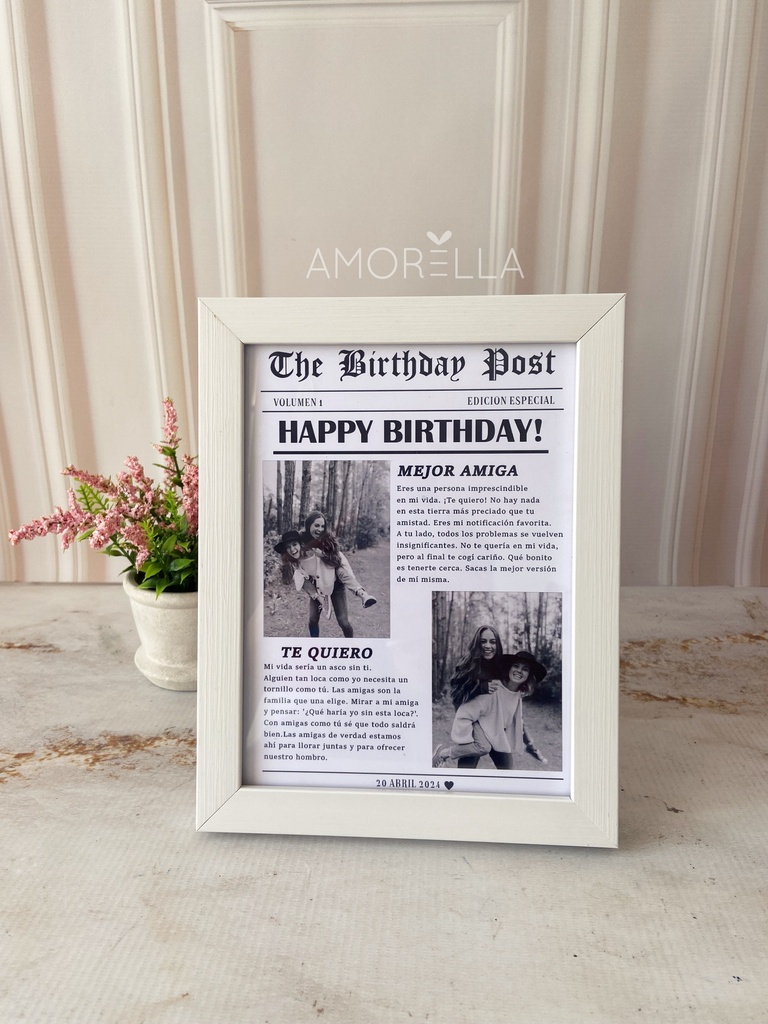 PORTARETRATO - HAPPY BIRTHDAY