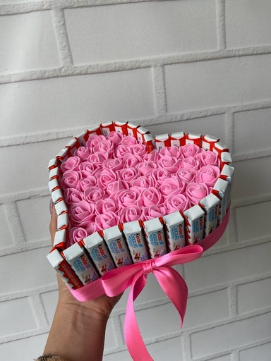 CORAZON CUPIDO - ROSADO
