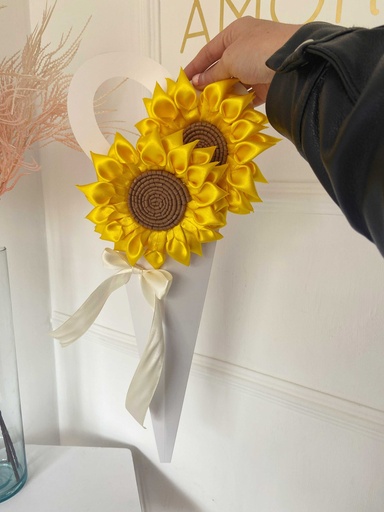 CONO GIRASOL DE TELA 