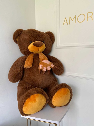 OSO DE PELUCHE - CHOCOLATE 80CM 