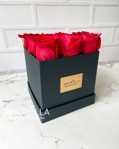BOX ROSES NEGRO